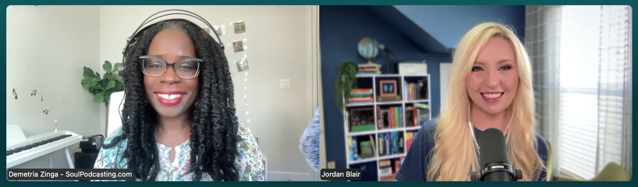 Jordan Interviewing on a podcast