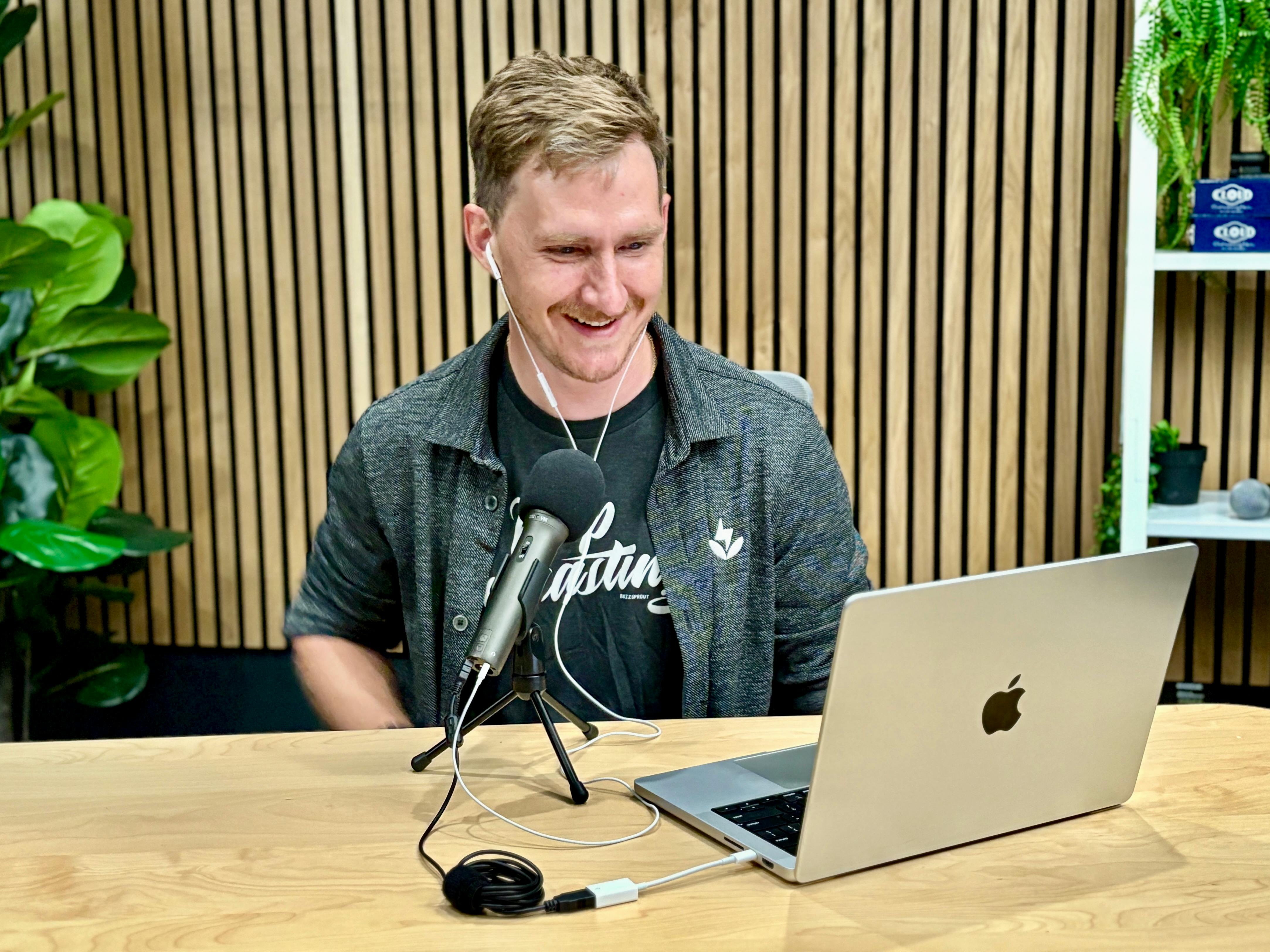 Alban with beginner setup 