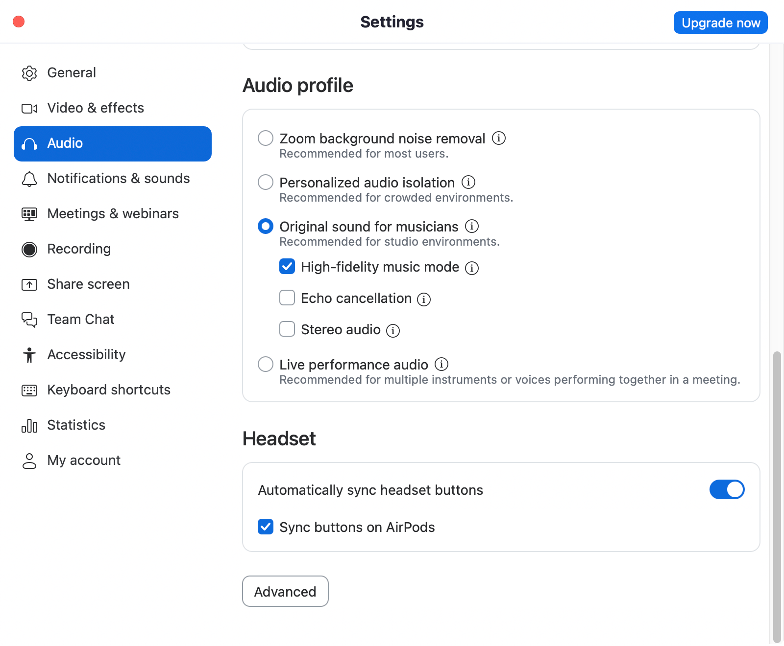 Best zoom settings for podcasters